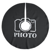 Personalized Birthday Gift Idea Upload Your Photo ブラッシュドポリエステルツリースカート (正面)