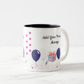 Personalized Birthday Mug ツートーンマグカップ (正面右)