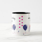 Personalized Birthday Mug ツートーンマグカップ (中央)