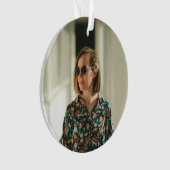 Personalized Birthday Ornaments – Photo & Message  オーナメント (正面)