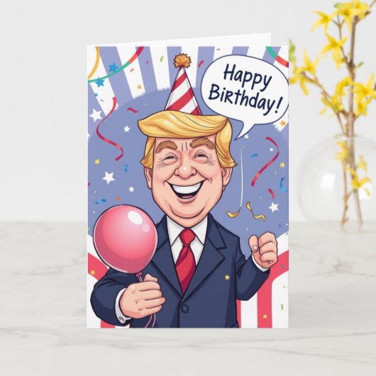 Personalized Birthday Photo Card-Add Your Picture カード (黄色い花)