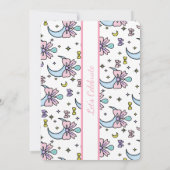 Personalized Birthday Pink Bow Sweet Invitation 招待状 (裏面)