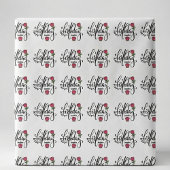 Personalized Birthday Pink Rose  ラッピングペーパー