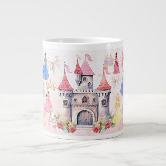 Personalized birthday princess mug, ジャンボコーヒーマグカップ