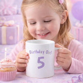 Personalized Birthday Unicorn Girl Mug コーヒーマグカップ