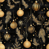 Personalized black and gold watercolor festive フリースブランケット