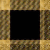 Personalized Black and Gold Winter Throw Blanket フリースブランケット