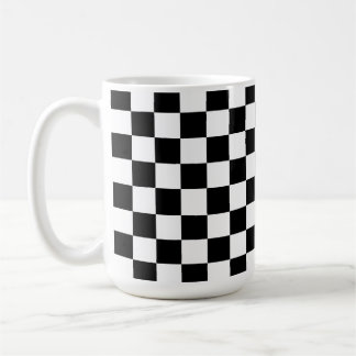 Personalized Black and White コーヒーマグカップ