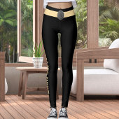 Personalized Black Beige Custom Made Pet Cat Lover レギンス