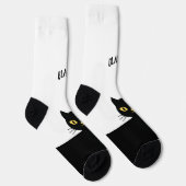 Personalized Black Cat Socks - Cat Lovers gift  ソックス (右)