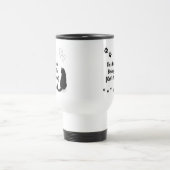 Personalized Black Cat Travel Mug トラベルマグ (中央)