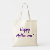 Personalized Black Cat Trick-or-Treat Bag トートバッグ (裏面)