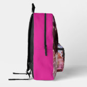 Personalized Black doll  プリントバックパック (左)