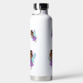 Personalized Black Fairy Girl Water Bottle ウォーターボトル (右面)