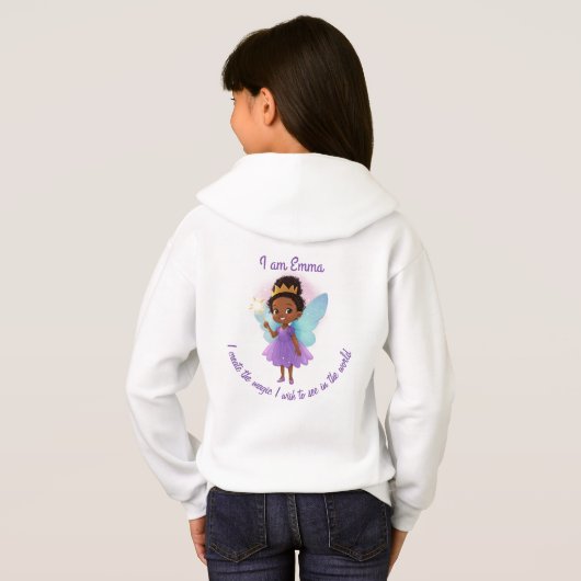Personalized Black Fairy Hoodie (裏面フル)