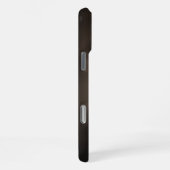 Personalized Black Frenchie Portrait iPhoneケース (右側面)