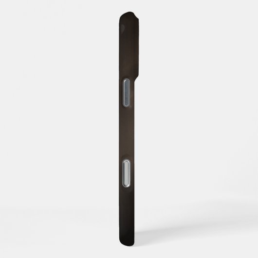 Personalized Black Frenchie Portrait iPhoneケース (右側面)