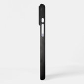 Personalized Black Lab Portrait iPhoneケース (左側面)