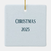 Personalized Black Labrador Retriever Ornament  セラミックオーナメント (裏面)