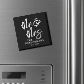 Personalized Black Wedding Favor マグネット