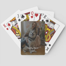 Personalized Black & White Photo Playing Cards トランプ
