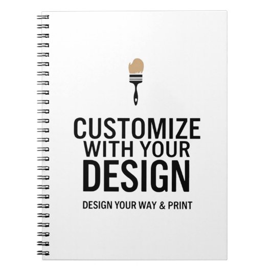 Personalized Blank Company Branded Custom  ノートブック (正面)