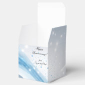 Personalized Blue Anniversary Gift Box  フェイバーボックス (オープン)