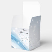 Personalized Blue Anniversary Gift Box  フェイバーボックス (オープン)