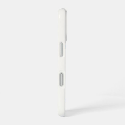 Personalized Blue Bow Coquette Name Aesthetic iPhone 16ケース (右側面)