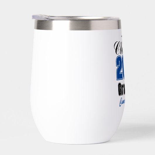 Personalized Blue Class of 2026 Graduation (右面)