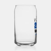 Personalized Blue Class of 2026 Graduation ガラス缶 (右)