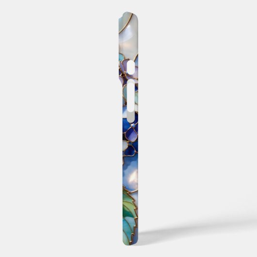 Personalized Blue Hydrangea Phone Case Floral Case-Mate iPhoneケース (裏面 / 左)