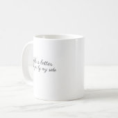 Personalized Blue Merle Sheltie Love コーヒーマグカップ (正面左)