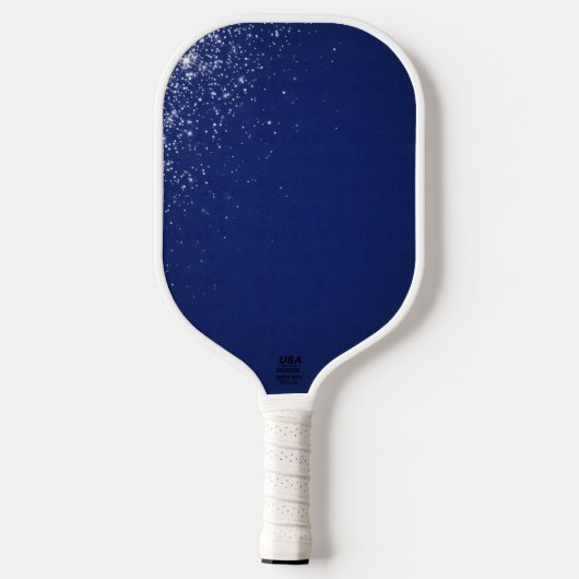 Personalized Blue Pickleball Paddle ピックルボールラケット (裏面)