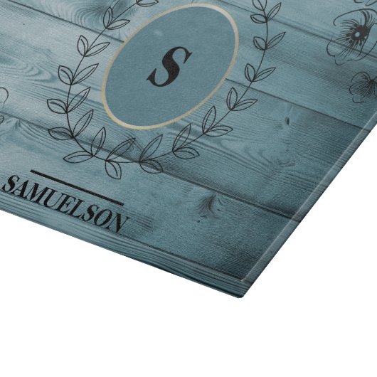 Personalized Bluewood Kitchen Cutting Board カッティングボード (角)