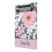 Personalized Blush Floral Planner ミニクリップボード (アングル2)