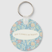 Personalized Boho Beach Keychain – Starfish Shells キーホルダー (正面)