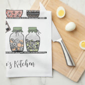 Personalized Boho Chic Farmhouse Decor  キッチンタオル (四つ折り)