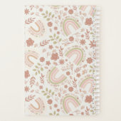 Personalized Boho Rainbow Planner プランナー手帳 (裏面)