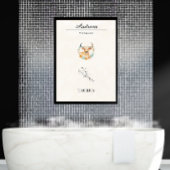 Personalized Boho Taurus Zodiac Constellation ポスター