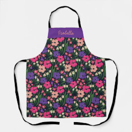 Personalized Bold Leopard Print Apron エプロン