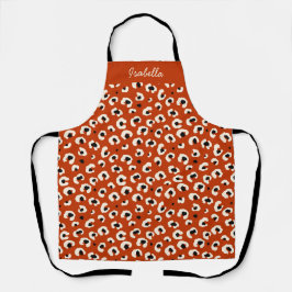 Personalized Bold Leopard Print Apron エプロン