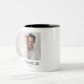Personalized Bonus Dad Photo Mug – Custom Step Dad ツートーンマグカップ (正面左)