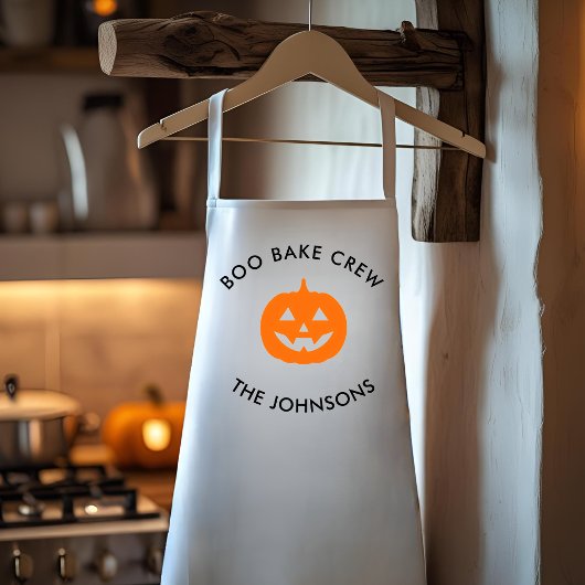 Personalized Boo Crew Pumpkin – Personalized エプロン