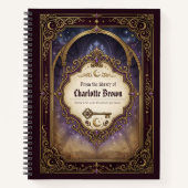 Personalized Book Log Fantasy Reading Journal ノートブック (正面)