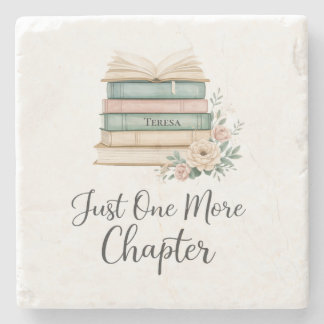 Personalized Book Lover “Just One More Chapter ストーンコースター
