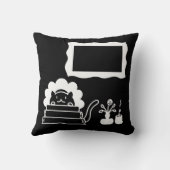 Personalized Book Titles and Picture Frame クッション (裏面)