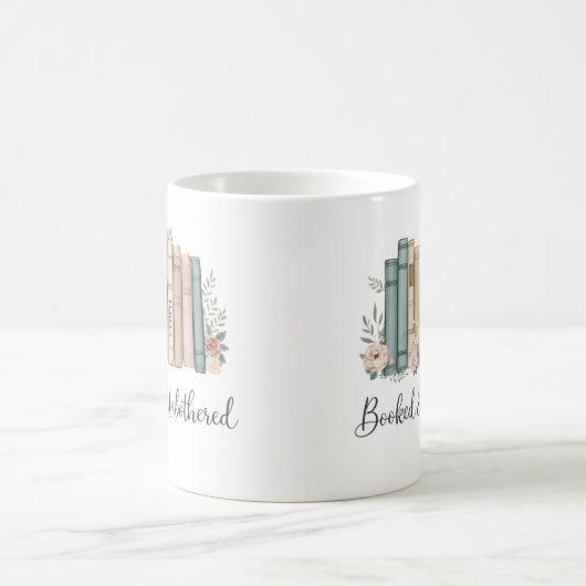 Personalized “Booked & Unbothered” Reader Gift コーヒーマグカップ (中央)