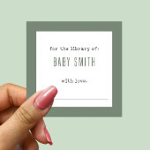 Personalized Bookplate Stickers シール