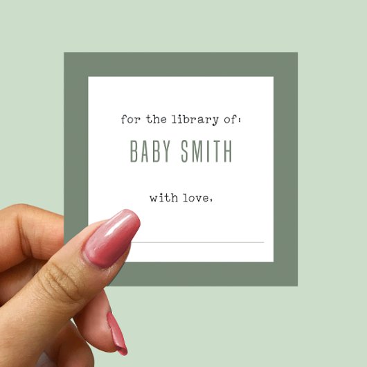 Personalized Bookplate Stickers シール